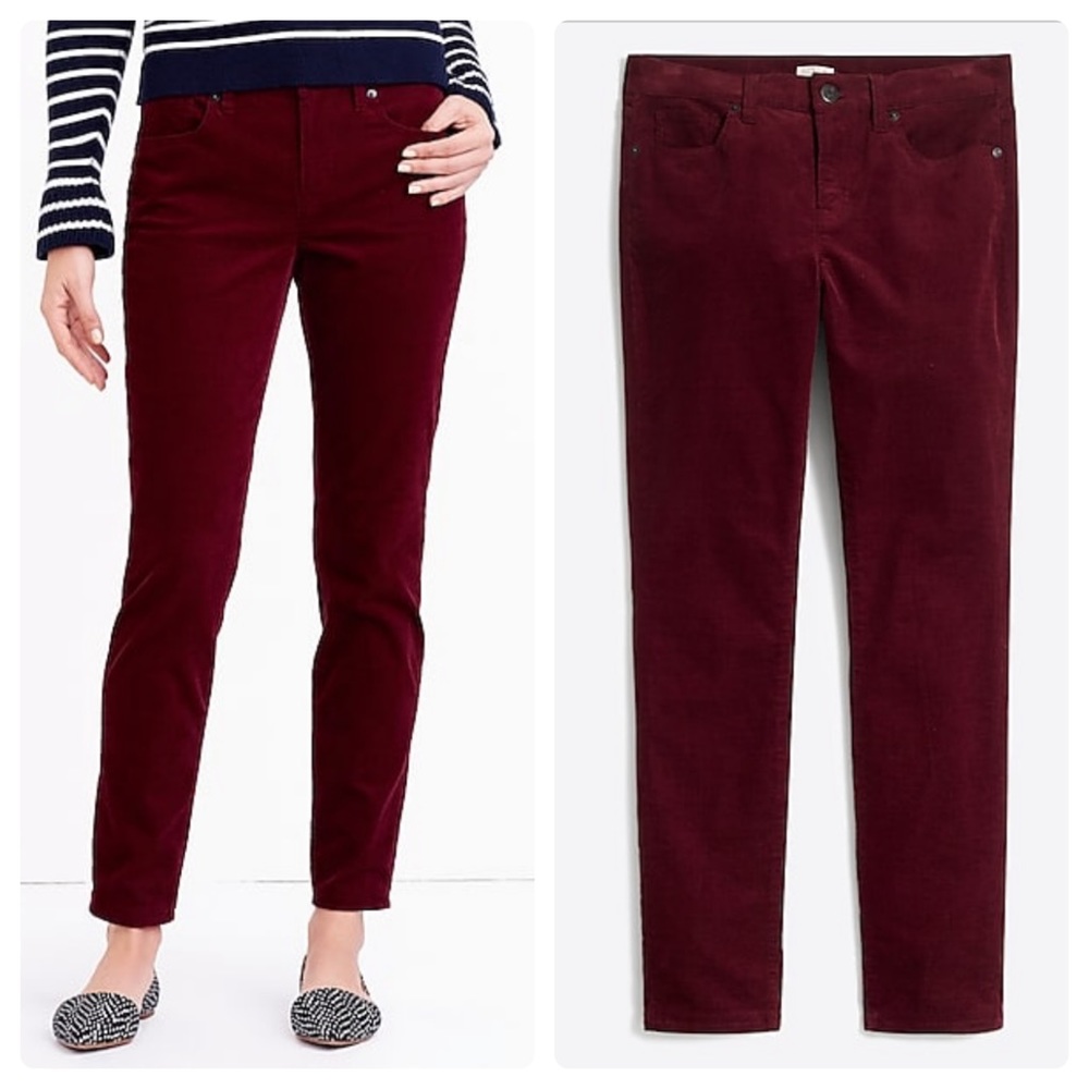 NWT J. Crew Skinny Cord Pant